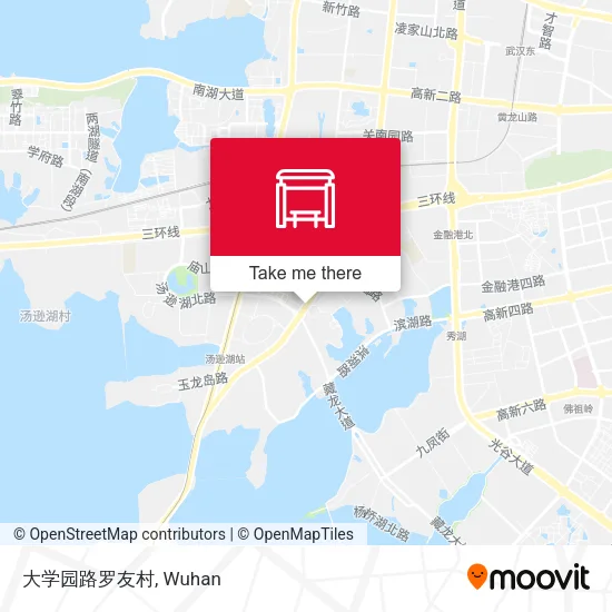 大学园路罗友村 map