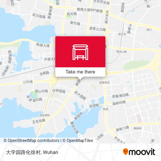 大学园路化徐村 map