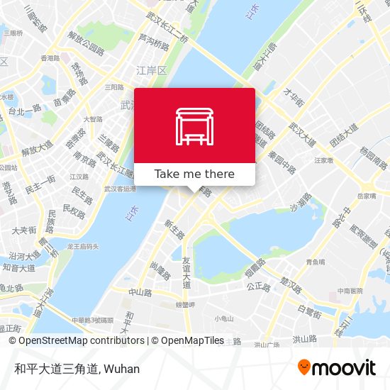 和平大道三角道 map