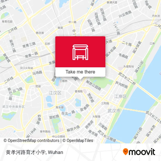 黄孝河路育才小学 map