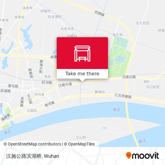 汉施公路滨湖桥 map