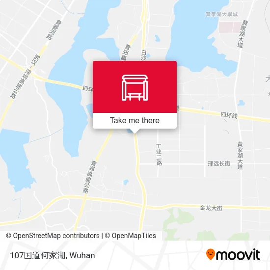 107国道何家湖 map