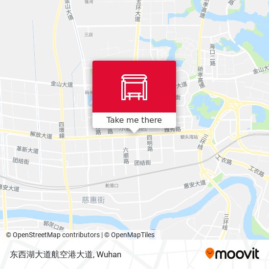 东西湖大道航空港大道 map
