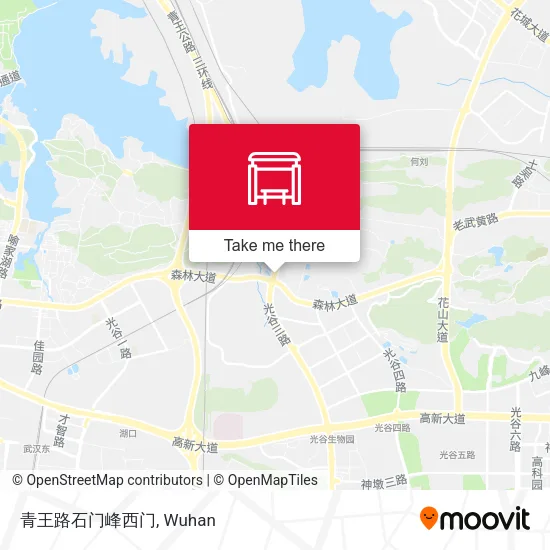 青王路石门峰西门 map