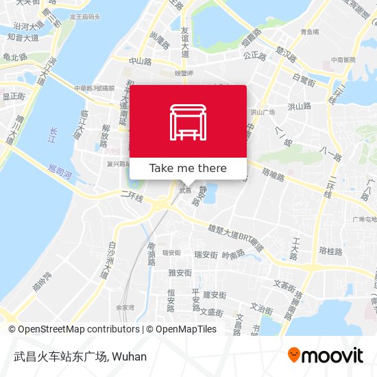 武昌火车站东广场 map