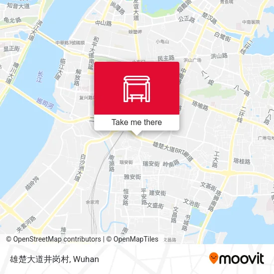 雄楚大道井岗村 map