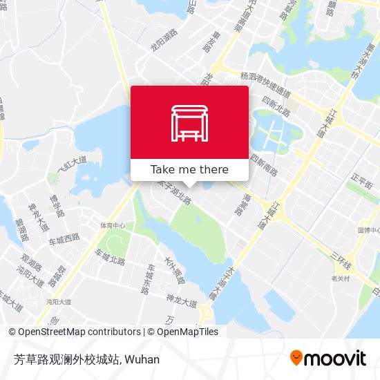 芳草路观澜外校城站 map