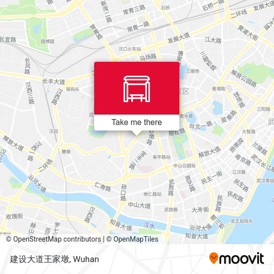 建设大道王家墩 map