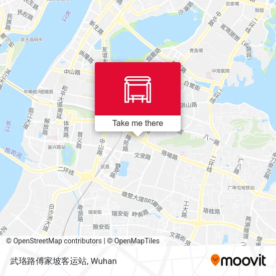 武珞路傅家坡客运站 map