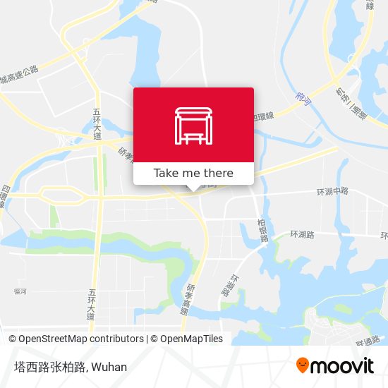 塔西路张柏路 map