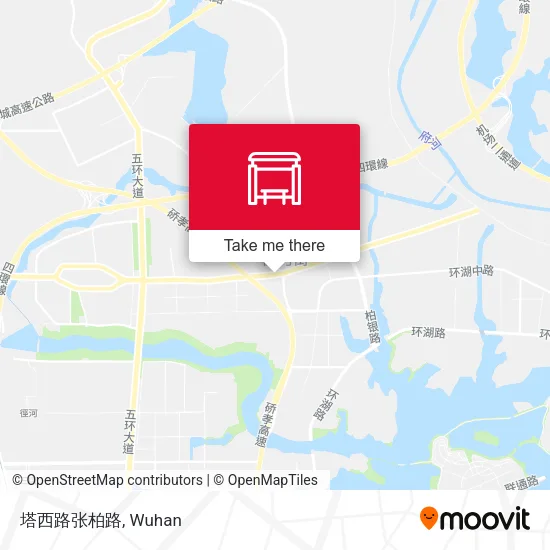 塔西路张柏路 map