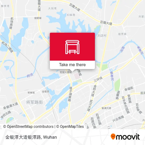 金银潭大道银潭路 map