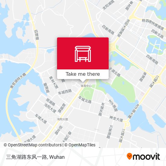 三角湖路东风一路 map