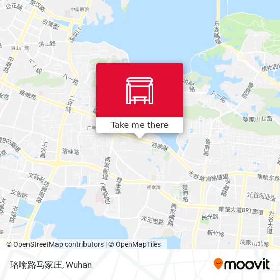 珞喻路马家庄 map