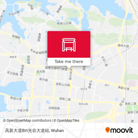 高新大道Brt光谷大道站 map