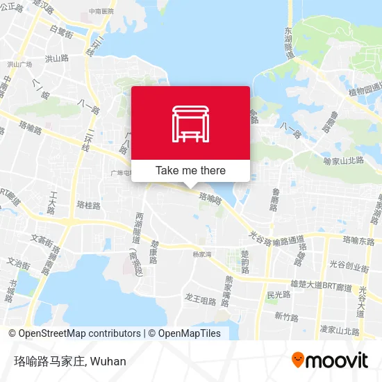 珞喻路马家庄 map