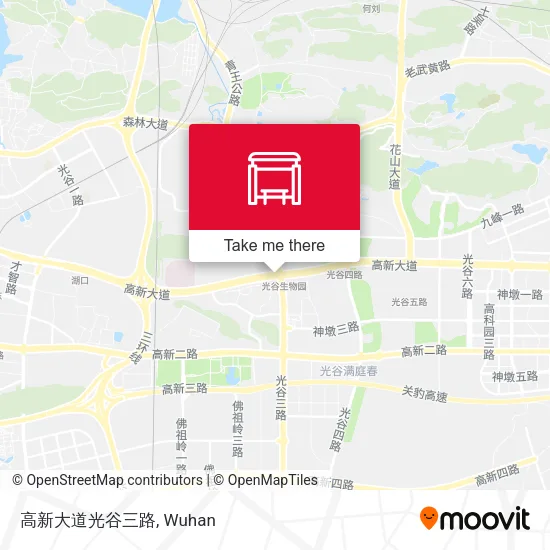 高新大道光谷三路 map