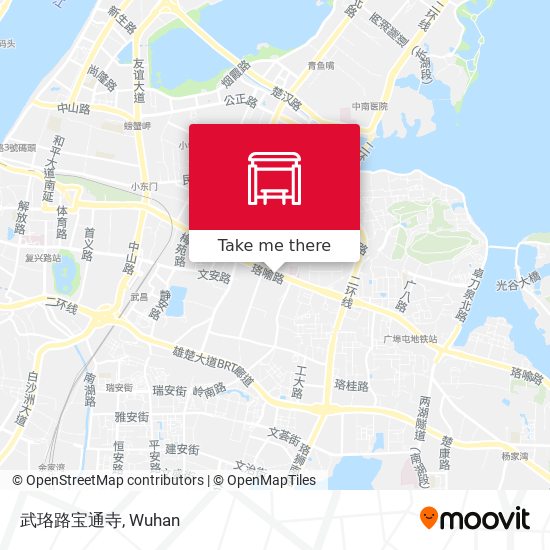 武珞路宝通寺 map