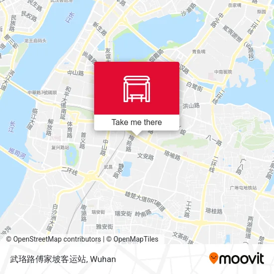 武珞路傅家坡客运站 map