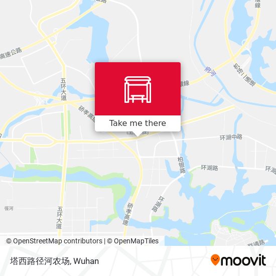 塔西路径河农场 map