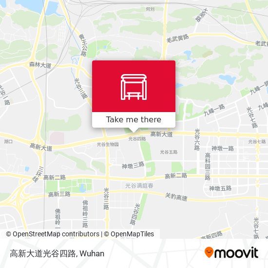 高新大道光谷四路 map
