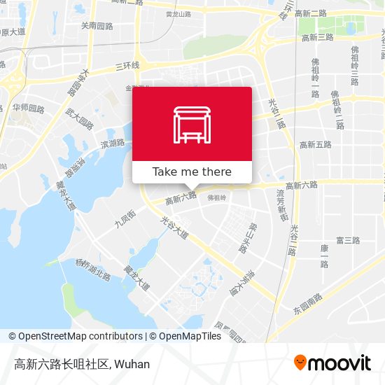 高新六路长咀社区 map