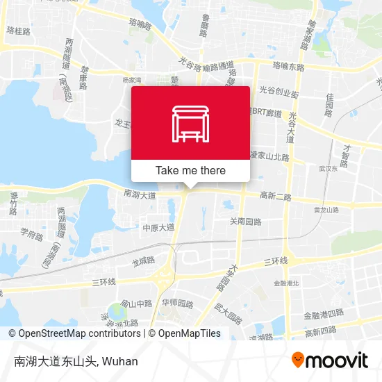 南湖大道东山头 map