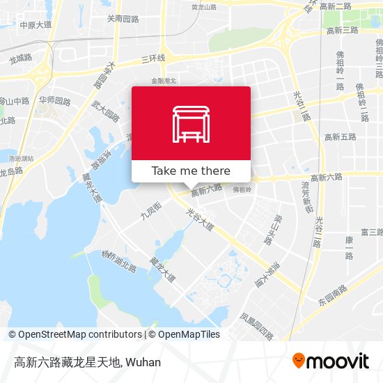 高新六路藏龙星天地 map