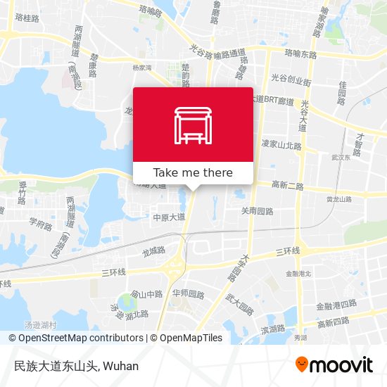 民族大道东山头 map