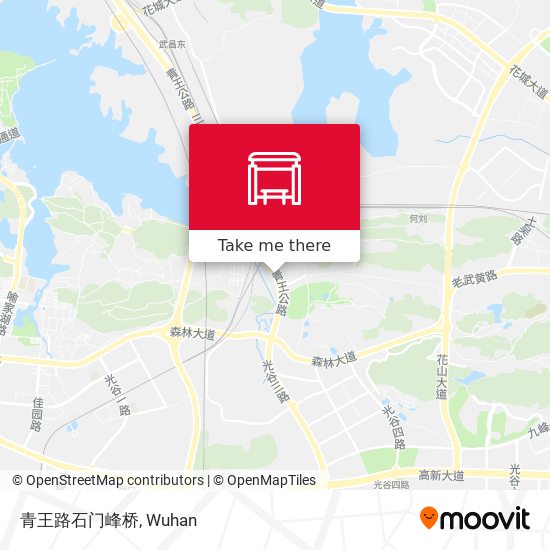 青王路石门峰桥 map