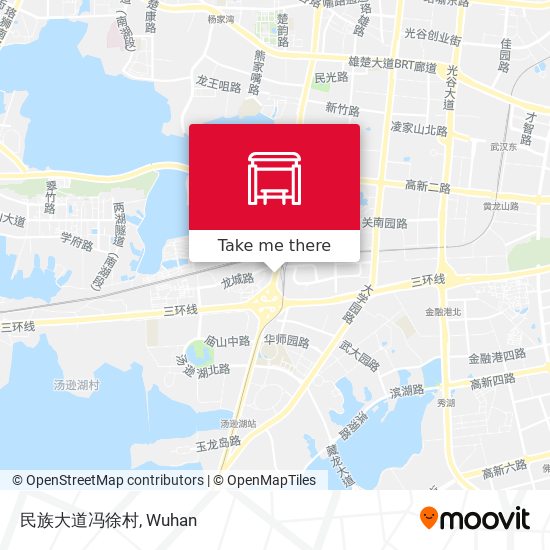 民族大道冯徐村 map