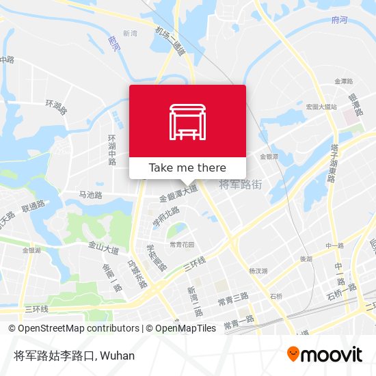 将军路姑李路口 map