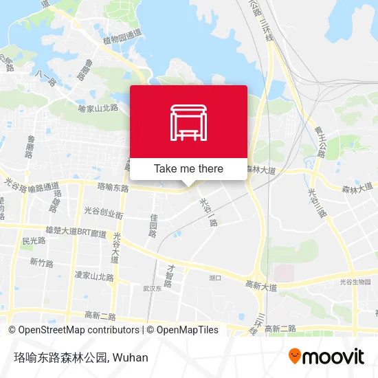 珞喻东路森林公园 map