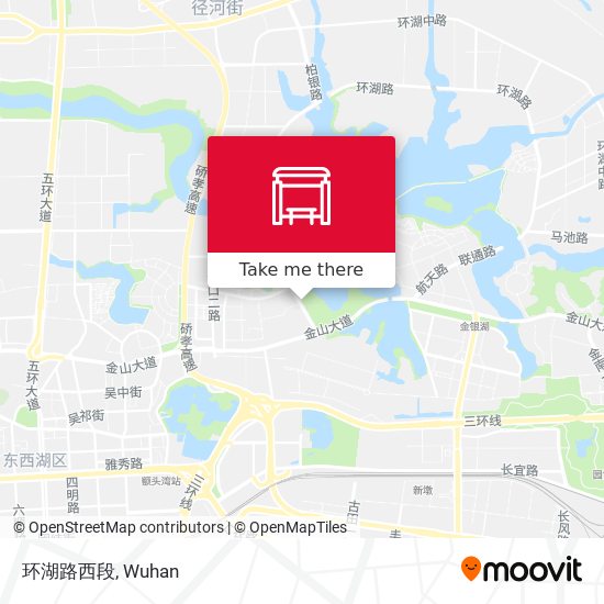 环湖路西段 map