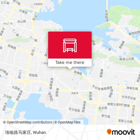 珞喻路马家庄 map