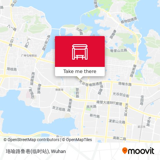 珞喻路鲁巷(临时站) map