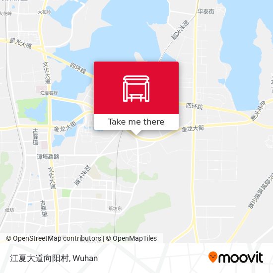 江夏大道向阳村 map