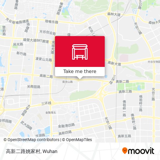 高新二路姚家村 map