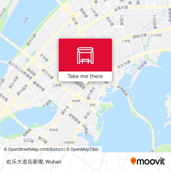 欢乐大道岳家嘴 map