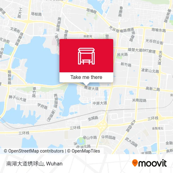 南湖大道绣球山 map