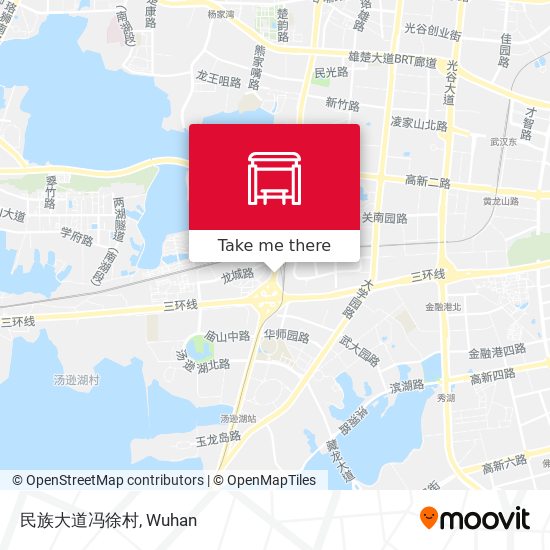 民族大道冯徐村 map
