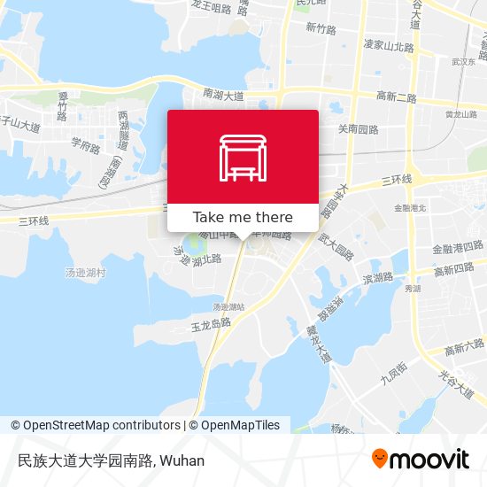 民族大道大学园南路 map