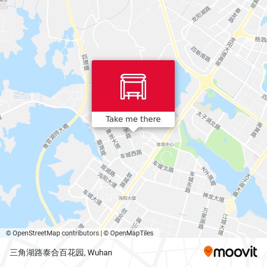 三角湖路泰合百花园 map