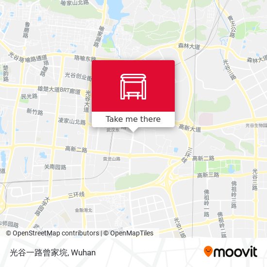 光谷一路曾家垸 map