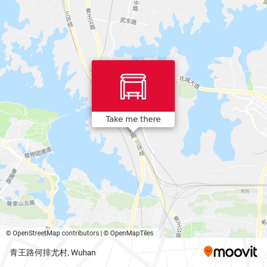 青王路何排尤村 map