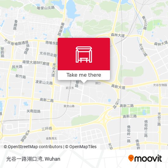 光谷一路湖口湾 map