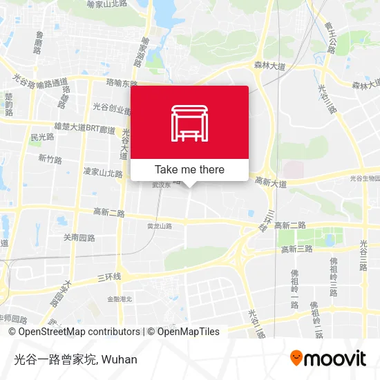 光谷一路曾家垸 map