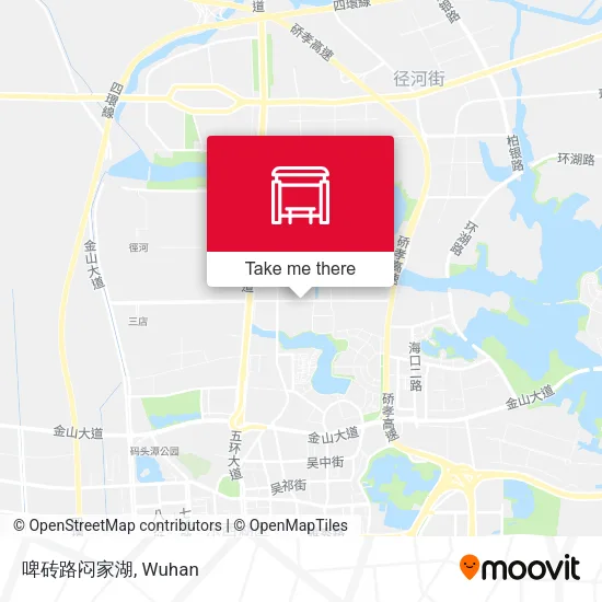 啤砖路闷家湖 map