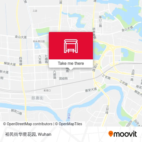 裕民街华星花园 map