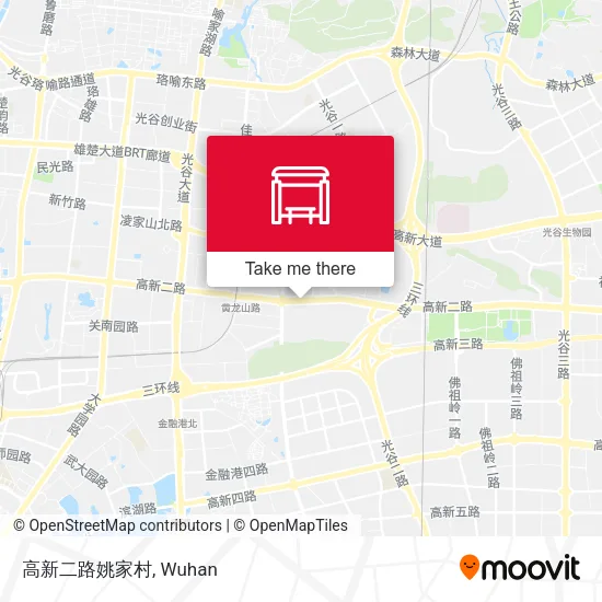 高新二路姚家村 map